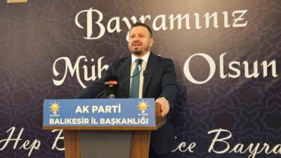 AK Parti Balıkesir İl Başkanlığı tarafından düzenlenen geleneksel bayramlaşma programı,