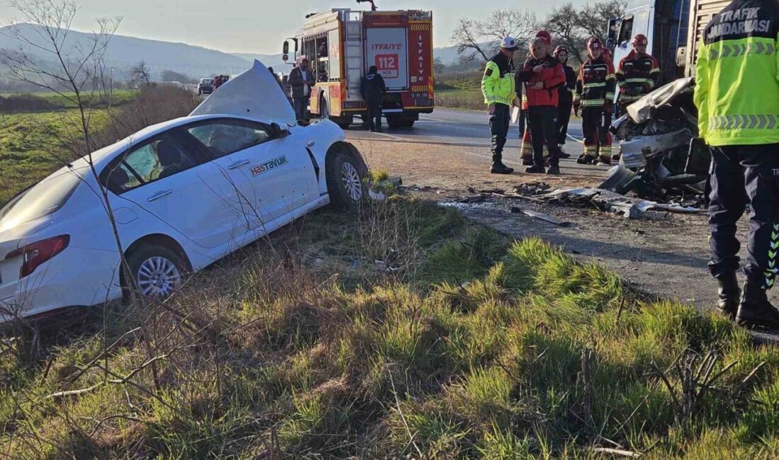 Balıkesir’de meydana gelen trafik kazasında 1 kişi hayatını kaybetti, 2