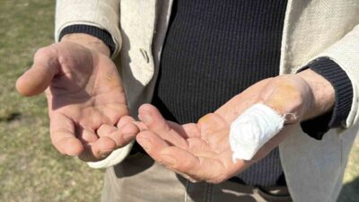 Karabük’te köpeğini tuvalete çıkarmak için parka giden bir vatandaş, başıboş