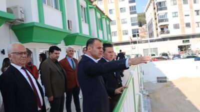 Muğla Büyükşehir Belediye Başkanı Ahmet Aras, Muğlaspor tesislerini ziyaret ederek