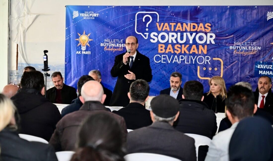 TOKİ Yavuz Selim Mahallesi’nde düzenlenen “Vatandaş Soruyor, Başkan Cevaplıyor” toplantısında