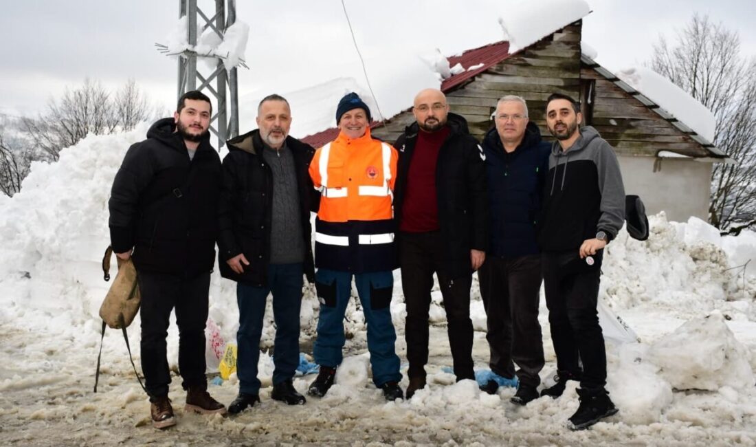 Samsun’un Terme ilçesinde kar kalınlığı 1 metreyi aşan kırsal mahallelerde