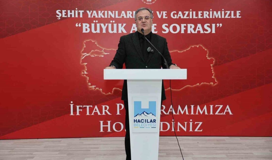 Hacılar Belediyesi ile Hacılar Kaymakamlığı işbirliğinde, şehit aileleri ve gaziler