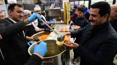 Battalgazi Belediyesi tarafından Ramazan ayı boyunca Hizmet Lokantası’nda verilen iftar