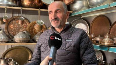 Başkent’te yaklaşık 50 yıldır kalay ve bakır ustalığı yapan Aytekin
