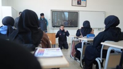 1-7 Mart Deprem Haftası kapsamında afet bilincini artırmaya yönelik Bayburt’ta