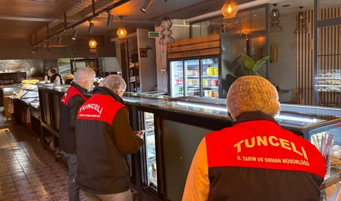 Ramazan Bayramı öncesinde Tunceli’de gıda güvenliği için denetimler artırıldı, il