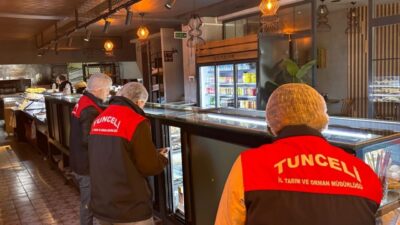 Ramazan Bayramı öncesinde Tunceli’de gıda güvenliği için denetimler artırıldı, il