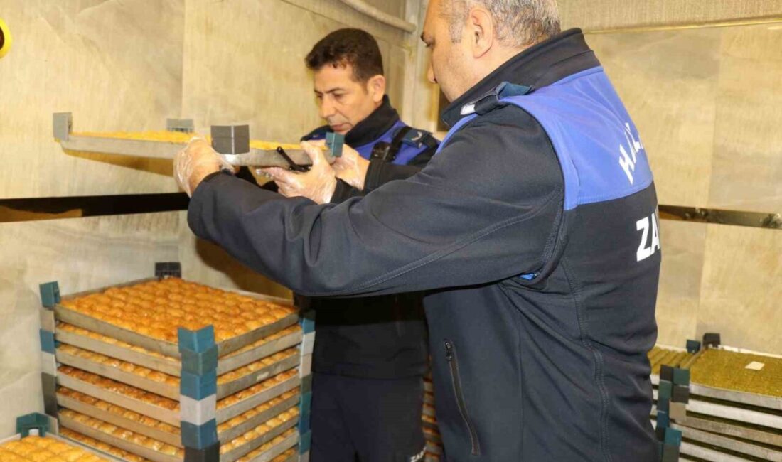 Şanlıurfa’nın Haliliye ilçesinde zabıta ekipleri, yaklaşan Ramazan Bayramı öncesinde ilçe