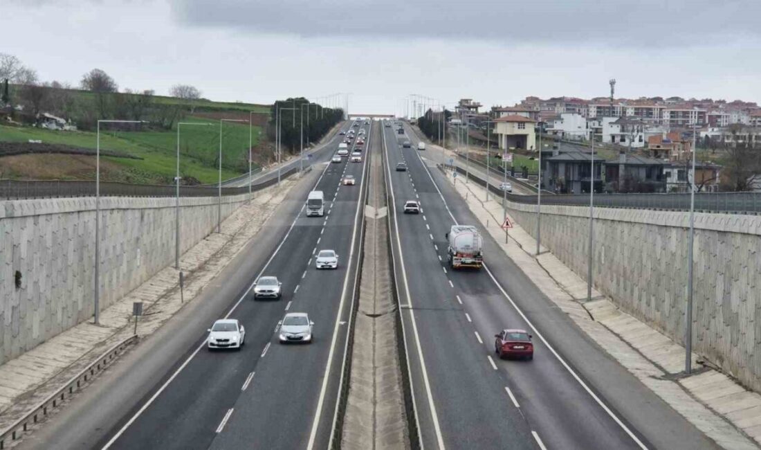 Ramazan Bayramı tatilinin başlamasıyla birlikte İstanbul’dan Tekirdağ yönüne hareket eden