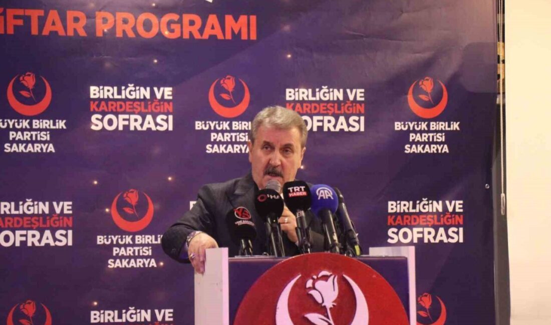 Büyük Birlik Partisi (BBP) Genel Başkanı Mustafa Destici, İsrail Başbakanı