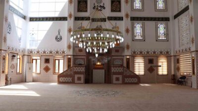 Denizli’nin Beyağaç ilçesinde yapımı 2023 yılında başlayan Merkez Çarşı Camii,