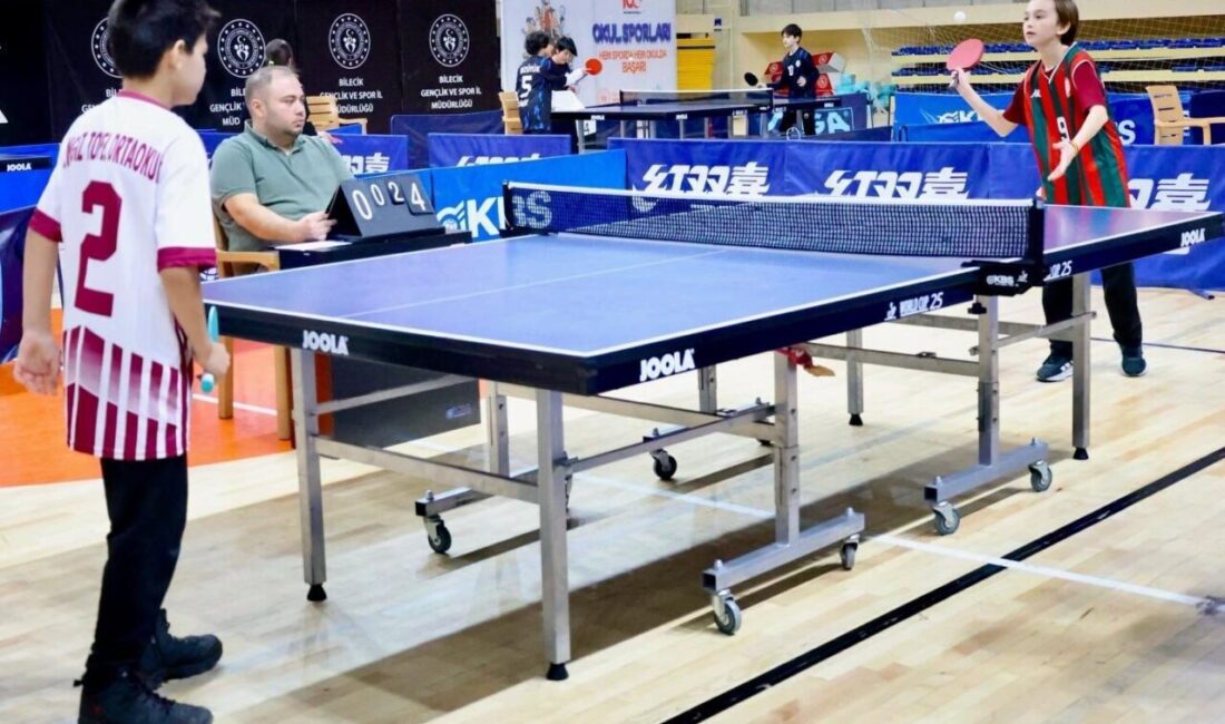 Bilecik’te Masa Tenisi Küçükler İl Birinciliği müsabakaları tamamlandı. İstasyon Spor