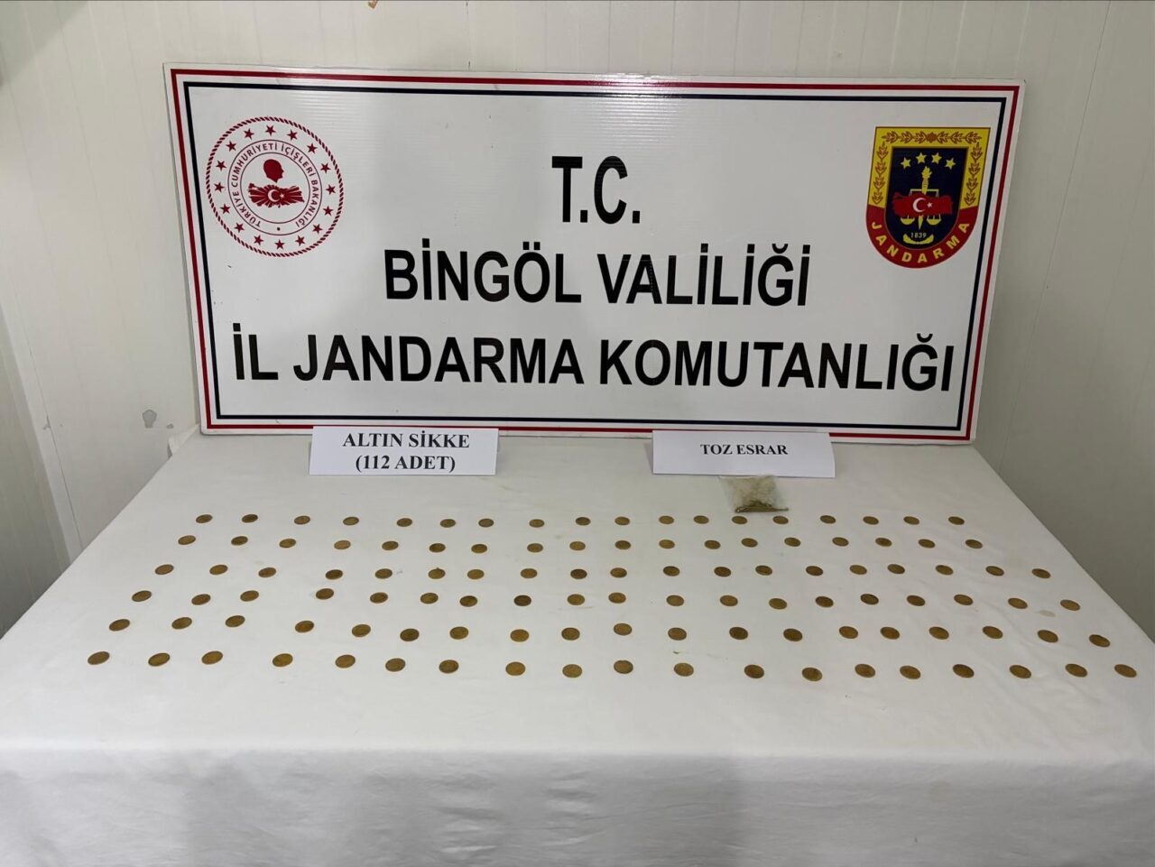 Bingöl’de jandarma ekipleri tarafından son bir hafta içerisinde yapılan çalışmada