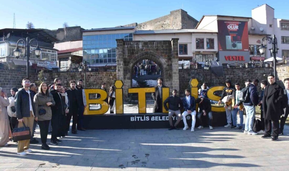 Bitlis Eren Üniversitesi’nde eğitim gören yabancı uyruklu öğrenciler, düzenlenen gezi