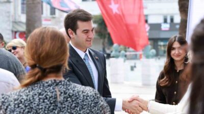 Bodrum Belediye Başkanı Tamer Mandalinci, Ramazan Bayramı dolayısıyla belediye binası