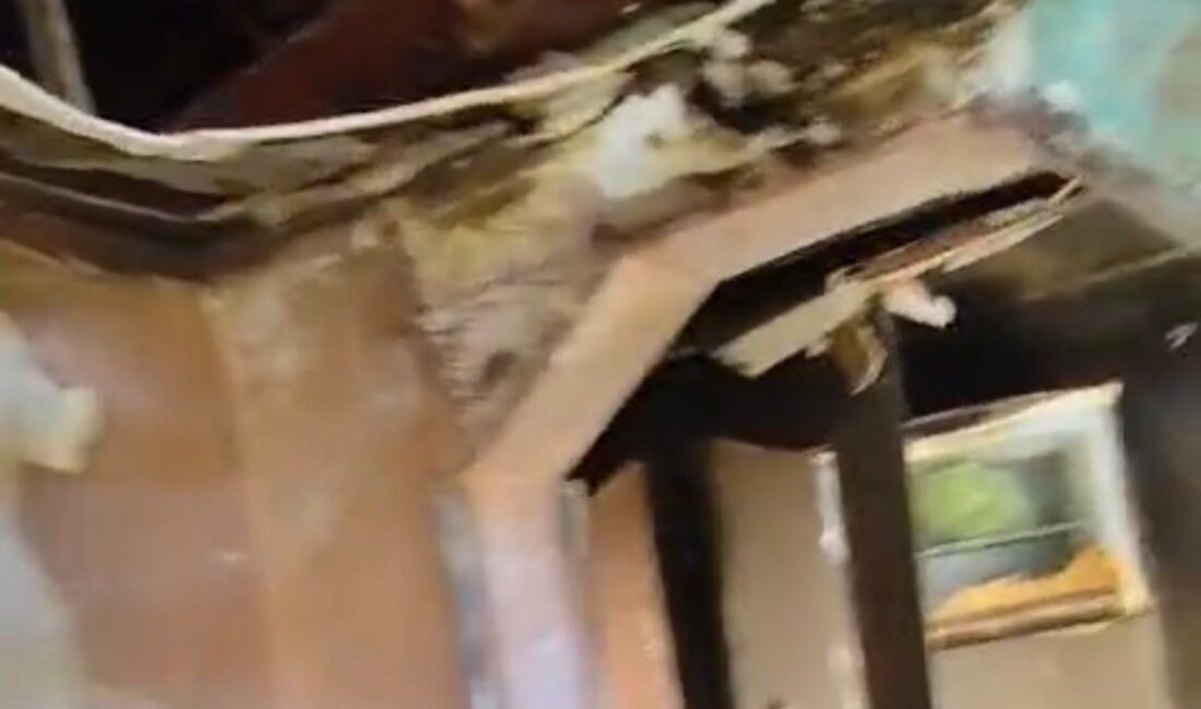 Bolu’da soba kaynaklı yangında apartman dairesi kullanılamaz hale geldi. Edinilen