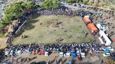 Balıkesir’in Burhaniye ilçesinde Pazar günü merkez sahasında yapılması planlanan deve