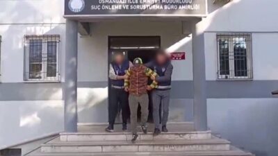 Bursa’nın Osmangazi ilçesinde haklarında kesinleşmiş hapis cezası bulunan iki şüpheli