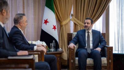 Türkiye’nin Şam Büyükelçisi Nuh Yılmaz, başkent Şam’da Suriye Dışişleri Bakanı