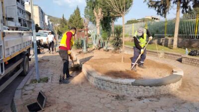 Ramazan Bayramı öncesinde saha çalışmalarını hızlandıran Aydın Büyükşehir Belediyesi ekipleri,