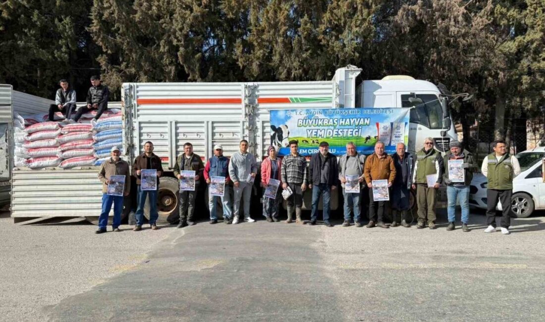 Aydın’ın Sultanhisar ilçesinde üreticilerle buluşan Büyükşehir Belediyesi ekipleri, hayvancılıkla uğraşan