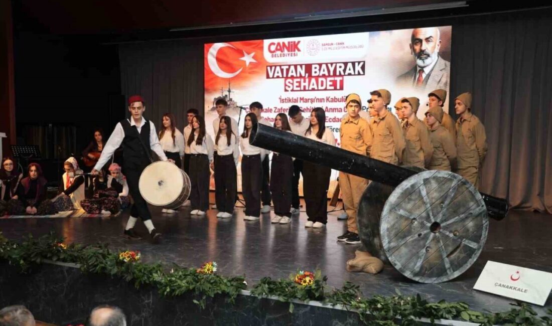 SAMSUN (İHA) – Samsun’un Canik Belediyesi’nin düzenlediği ’Vatan, Bayrak, Şehadet’