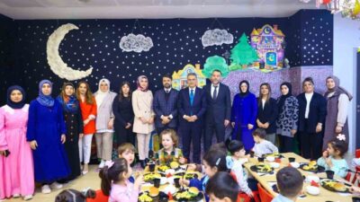 Samsun’un İlkadım Belediyesi’ne bağlı kreşlerde eğitim gören minik öğrenciler, Ramazan