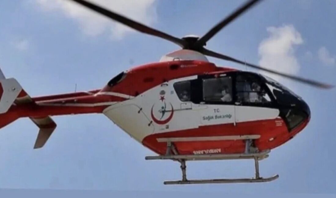 Çankırı’da inme geçiren bir vatandaş, ambulans helikopterle hastaneye ulaştırıldı. Çankırı’da