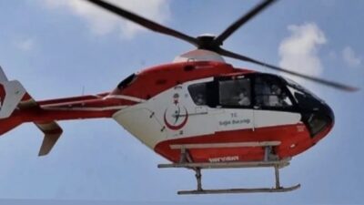 Çankırı’da inme geçiren bir vatandaş, ambulans helikopterle hastaneye ulaştırıldı. Çankırı’da