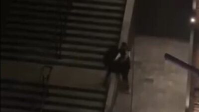 Çankırı’da iki genç grubu arasında çıkan kavga, cep telefonu kamerasına