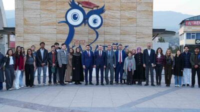 Karabük Üniversitesi’nde (KBÜ) Karabük Milletvekili Cem Şahin ve Rektör Prof.