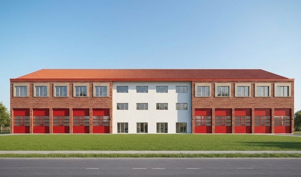 Tekirdağ Büyükşehir Belediyesi, Çerkezköy’de yapımı süren yeni itfaiye istasyonuyla afetlere