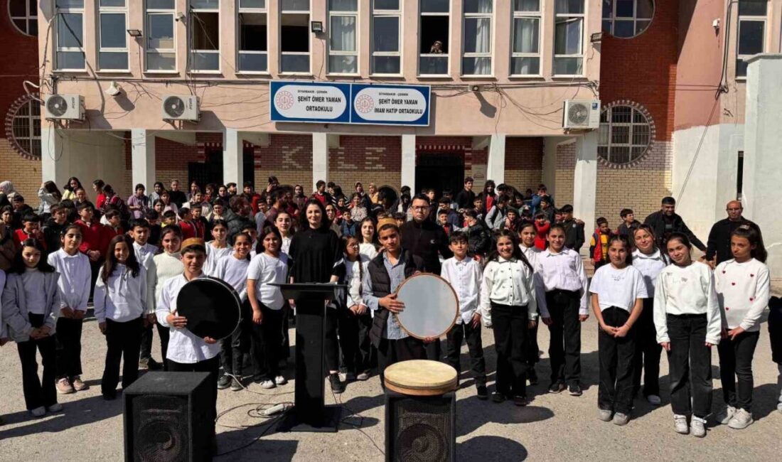 Diyarbakır’ın Çermik ilçesinde Şehit Ömer Yaman Ortaokulunda Ramazan ayı nedeni