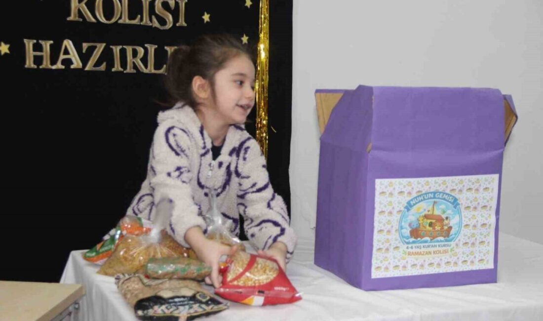 Şırnak’ın Cizre ilçesinde Nuh’un Gemisi 4-6 yaş Kur’an kursu öğrencileri,