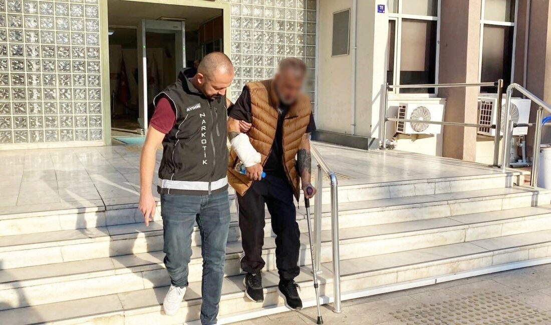 Aydın’ın Efeler ilçesinde bahçeye gömülü poşette yüklü miktarda uyuşturucu bulunmasının