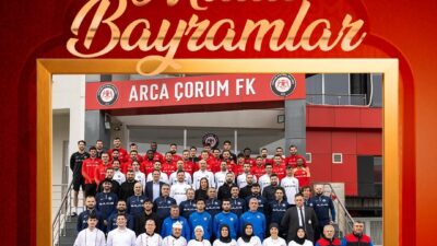 Arca Çorum FK yönetimi tarafındann yayımlanan mesajla Çorumlu vatandaşların Ramazan