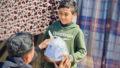 Çorum’da halk otobüsü şoförleri, Gazze halkına kilometrelerce uzaklıktan sıcak yemek