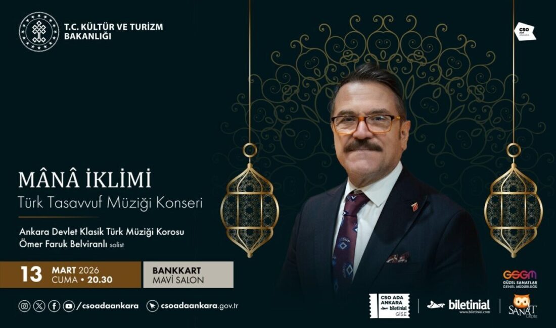 Cumhurbaşkanlığı Senfoni Orkestrası (CSO) Ada Ankara, 13 Mart akşamı kapılarını