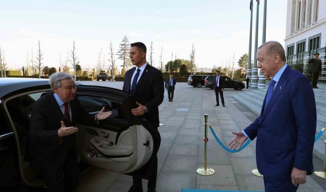 Cumhurbaşkanı Recep Tayyip Erdoğan, BM Genel Sekreteri Antonio Guterres’i kabul