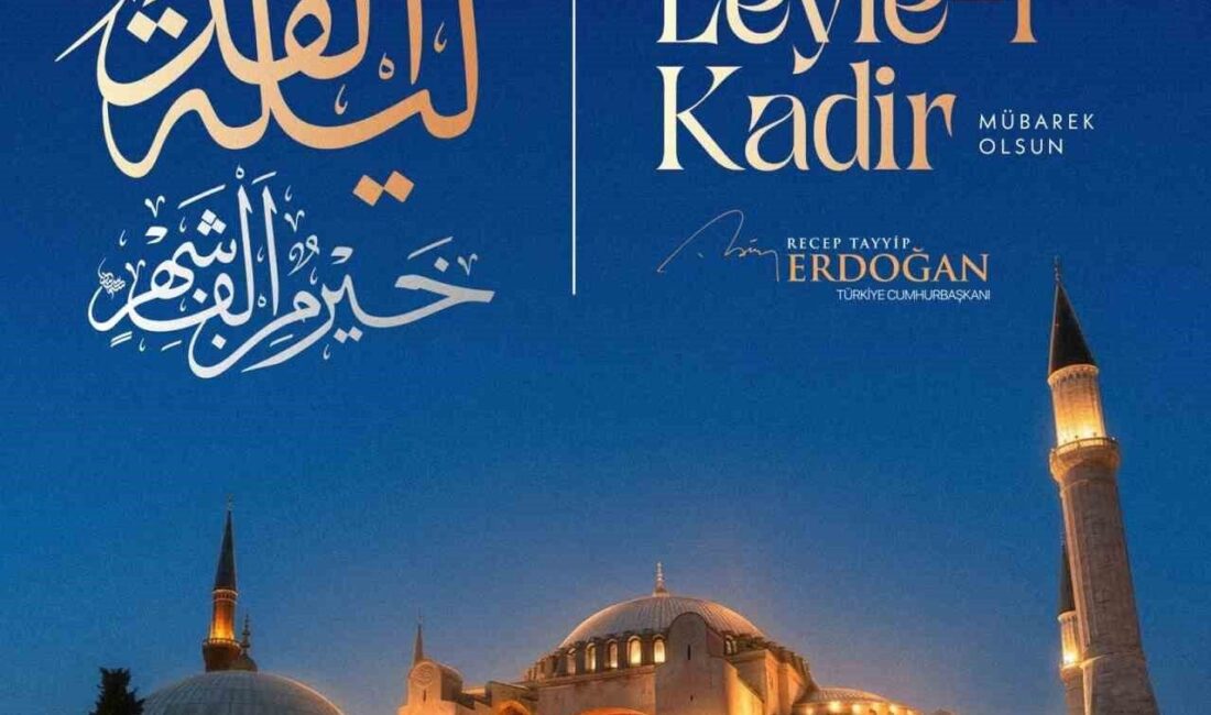 Cumhurbaşkanı Recep Tayyip Erdoğan, Kadir Gecesi’ni kutladı. Cumhurbaşkanı Recep Tayyip
