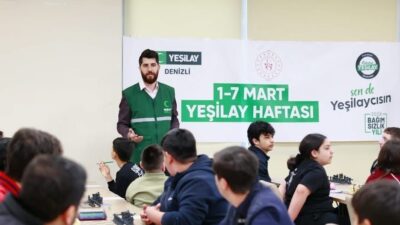 1-7 Mart Yeşilay Haftası kapsamında Denizli’de düzenlenen etkinlikler, bağımlılıkla mücadelede