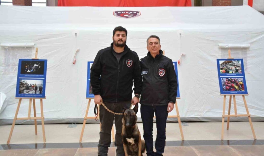 Eskişehir’de 1-7 Mart Deprem Haftası kapsamında Anadolu Üniversitesi Arama Kurtarma