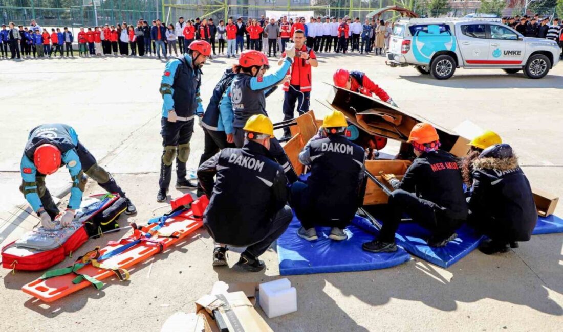 Diyarbakır Büyükşehir Belediyesi ve MEB AKUB organizasyonuyla 1-7 Mart Deprem