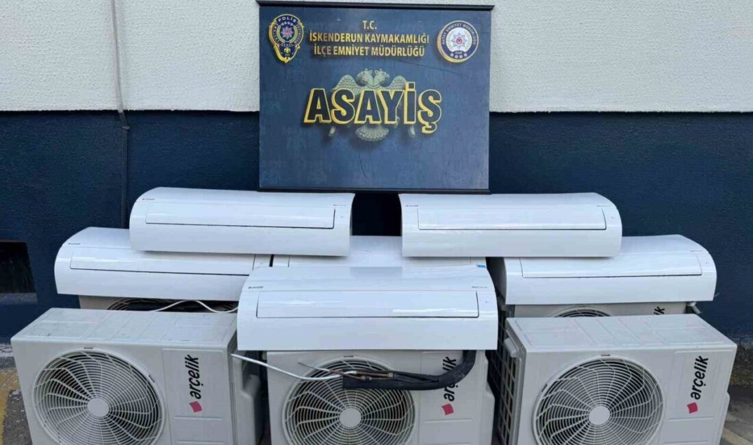 Hatay’da depremzede vatandaşların yaşadığı konteyner kentten çalınan 6 klima, ikinci