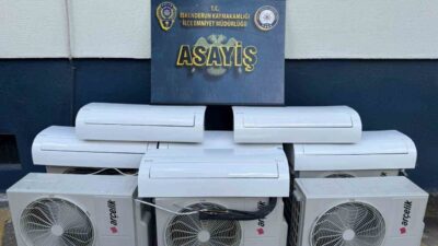 Hatay’da depremzede vatandaşların yaşadığı konteyner kentten çalınan 6 klima, ikinci