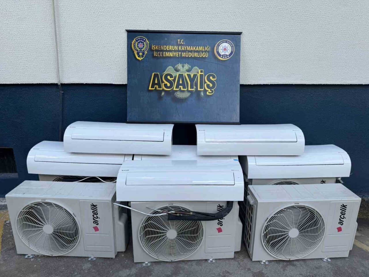 Hatay’da depremzede vatandaşların yaşadığı konteyner kentten çalınan 6 klima, ikinci