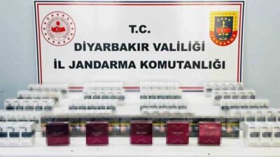 Diyarbakır’da jandarma ekiplerinin yaptığı operasyonlarda çok sayıda kaçak ürün ele