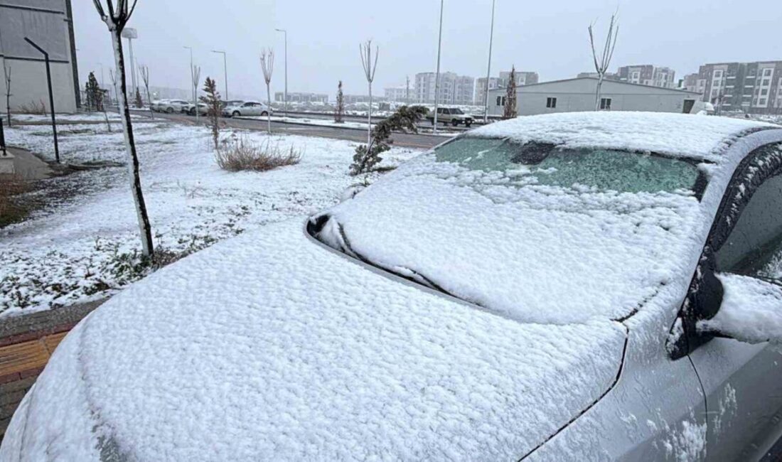 Diyarbakır’ın Bağlar ilçesinde yüksek kesimlerde mart ayında etkili olan kar