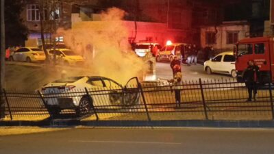 Kahramanmaraş’ta polisin “dur” ihtarına uymayan otomobil sürücüsü, uzun süren kovalamacanın